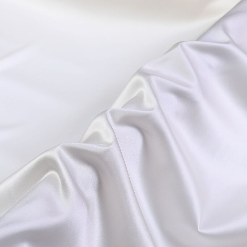 22 momme stretch Silk satin fabric, 140cm natural Mulberry silk charmeuse for dress - Image 4