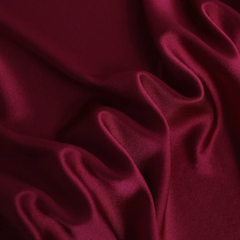 30 momme mulberry silk satin fabrics, 45″(114cm) heavyweight Silk for dress - Image 4
