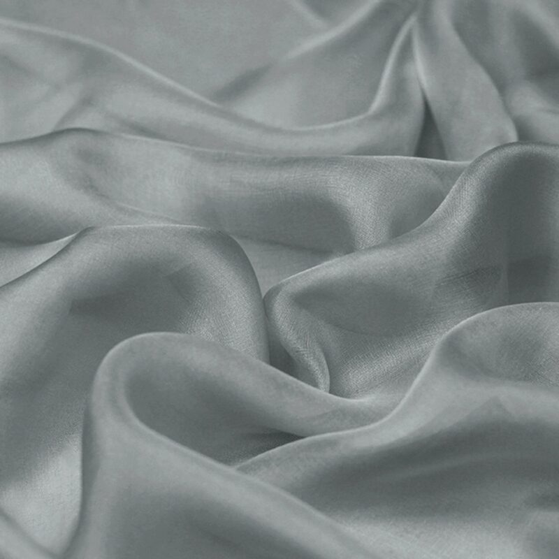 6 momme Mulberry Silk Chiffon fabrics, 140cm thin beautiful silk for shirts, dress making - Image 8
