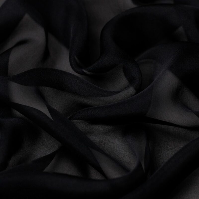 6 momme Mulberry Silk Chiffon fabrics, 140cm thin beautiful silk for shirts, dress making - Image 5