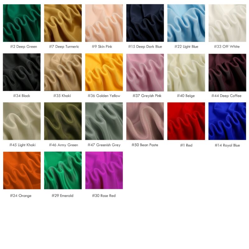 30 momme Silk crepe de chine fabrics / CDC, Natural Mulberry silk 114cm wide - Image 9
