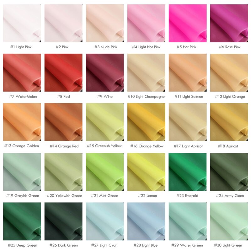 5 momme mulberry Silk organza fabrics, 140cm 100% natural silk transparent voile for sheer shirts - Image 8